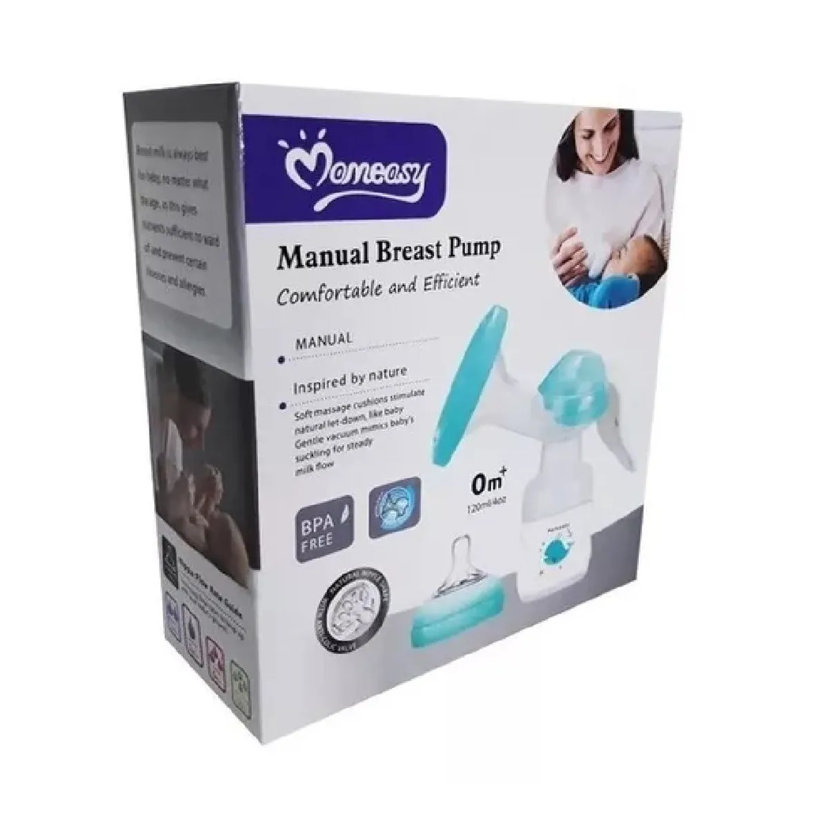 MUNDO BEBE - Extractor Manual Momeasy para leche materna palanca