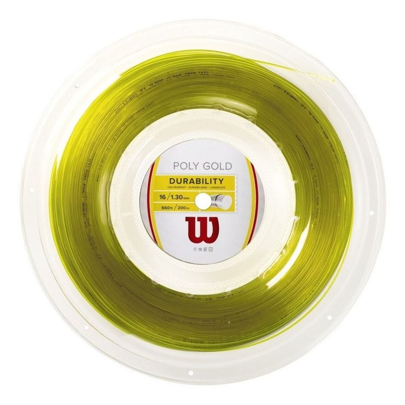 WILSON - Cuerda Para Raqueta De Tenis Wilson Poly Gold 16 Set 11m