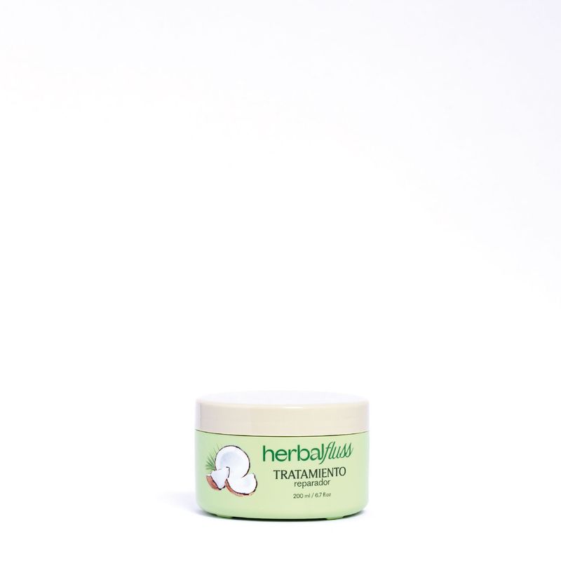 HERBALFLUSS - Tratamiento reparador con aceite de coco 200ml herbalfluss