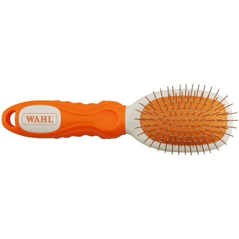 WAHL - Cepillo de cerdas / cerdas medianas para mascotas wahl naranja 858413