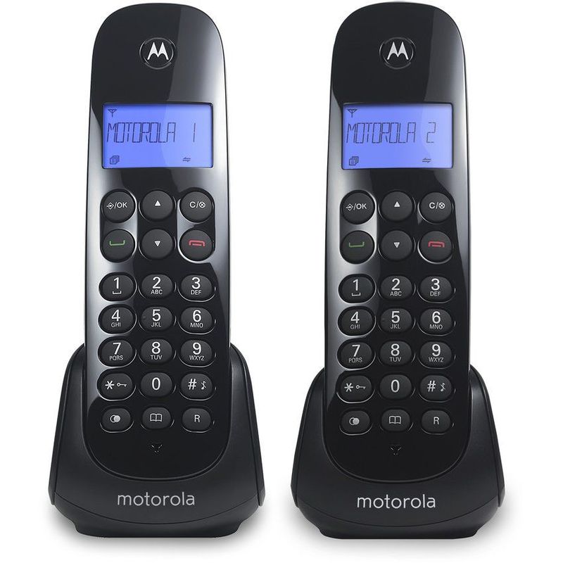 MOTOROLA - Teléfono dúo  inalambrico motorola m700-2 ca negro
