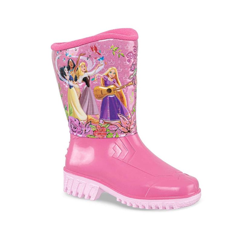 DISNEY - Botas Princesas Halina Fucsia-Rosa para Niña Disney