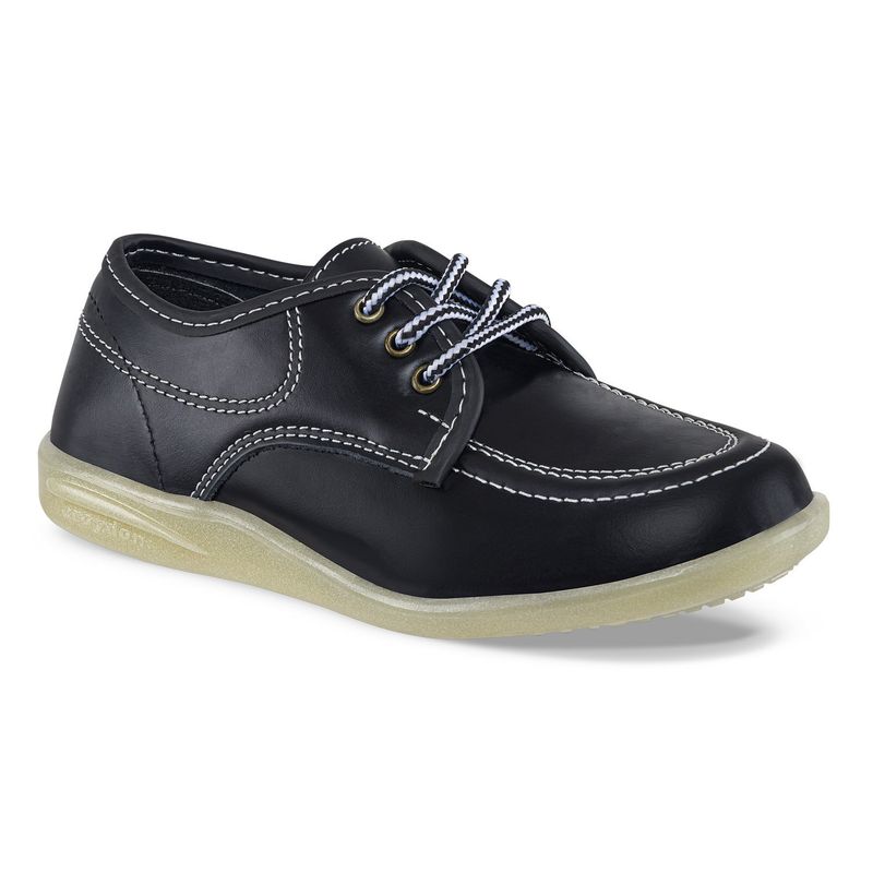 CROYDON - Zapatos Colegio Bachiller Negro para Niño y Niña Croydon