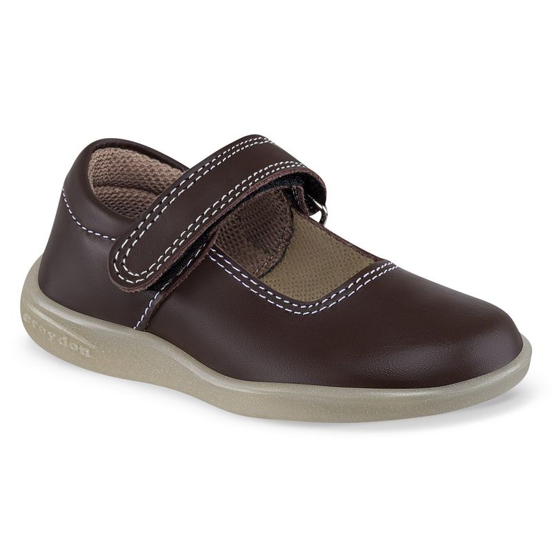 CROYDON - Zapatos Colegio Mafalda Café para Niña Croydon