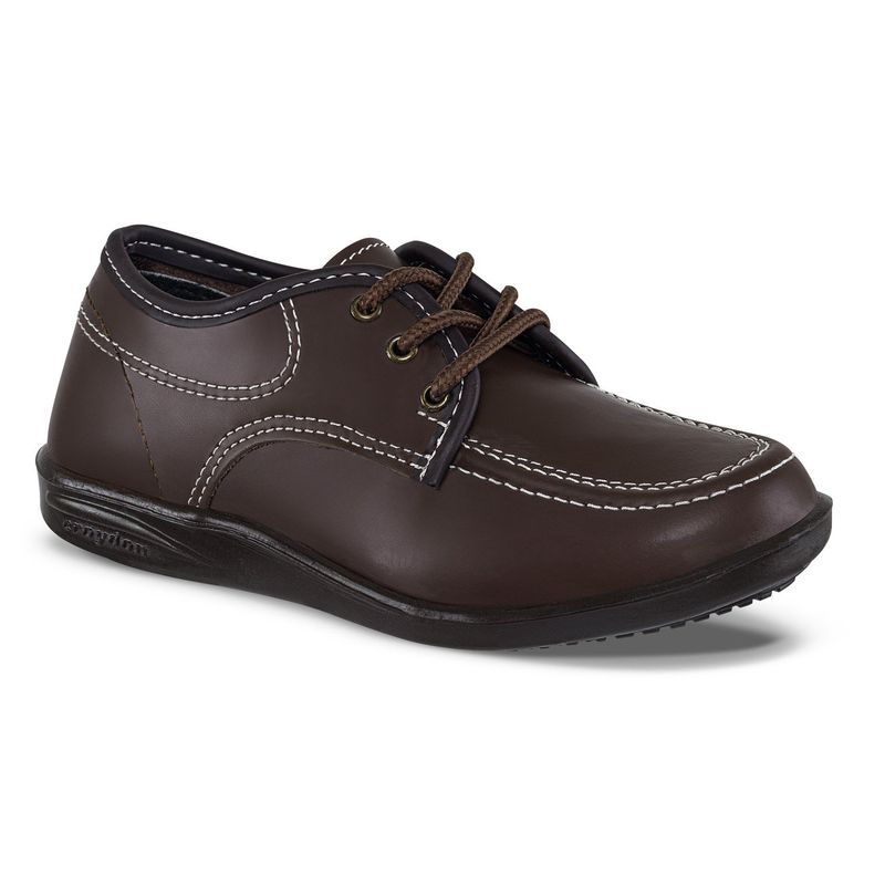 CROYDON - Zapatos Colegio Bachiller Café para Niño y Niña Croydon