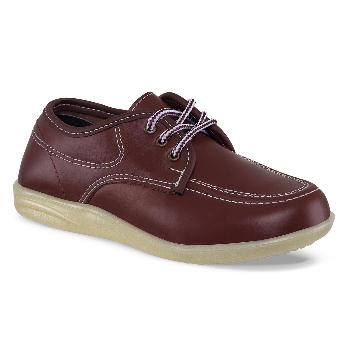 CROYDON - Zapatos Colegio Bachiller Rojo Croydon para Niño y Niña