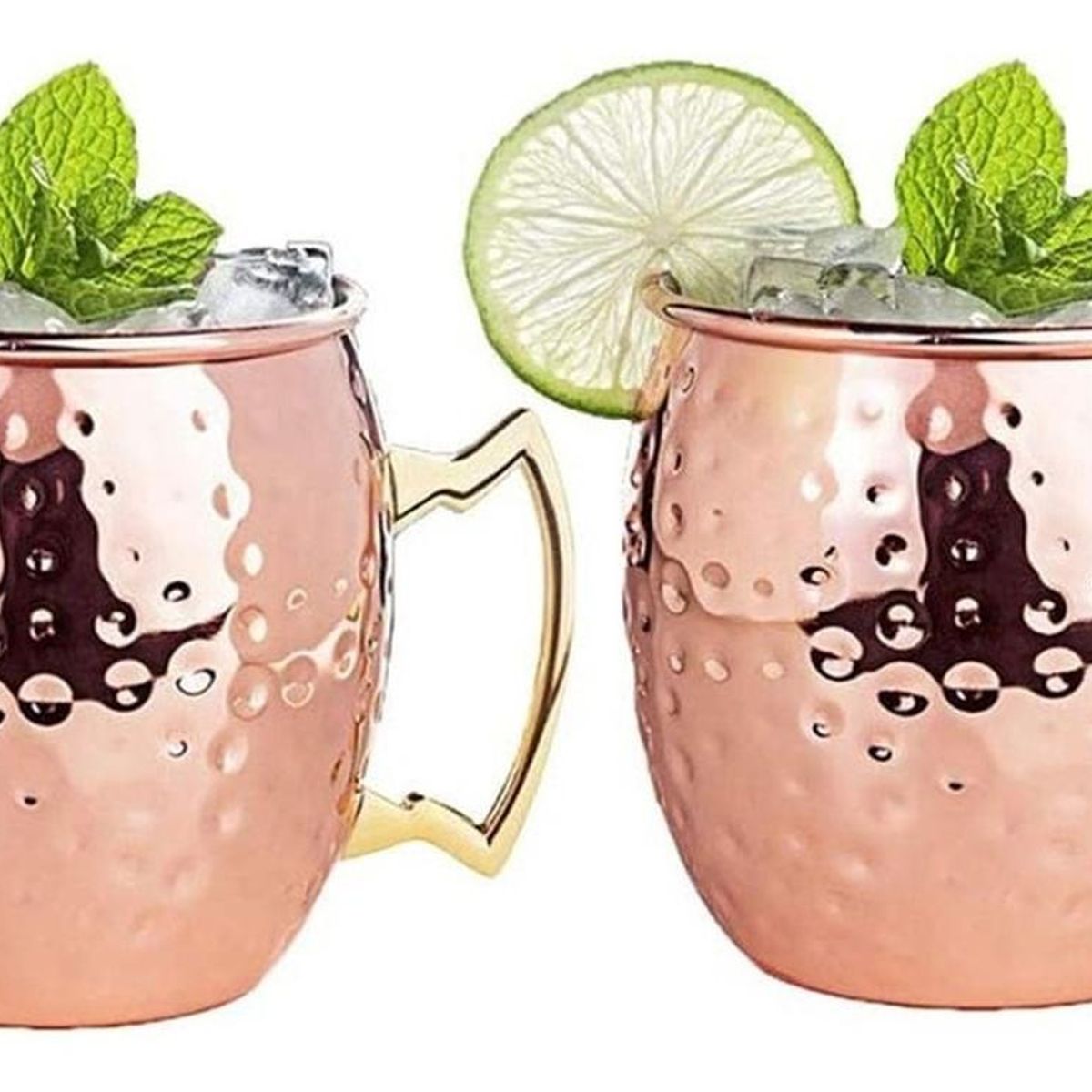 CASATUA - Mug Vasos Cobre Set De 2 Tazas Casatua Moscow Mule Coctel