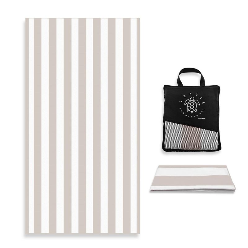 FITNICS - Toalla De Microfibra Secado Rapido Playa Viaje + Estuche - Rosa
