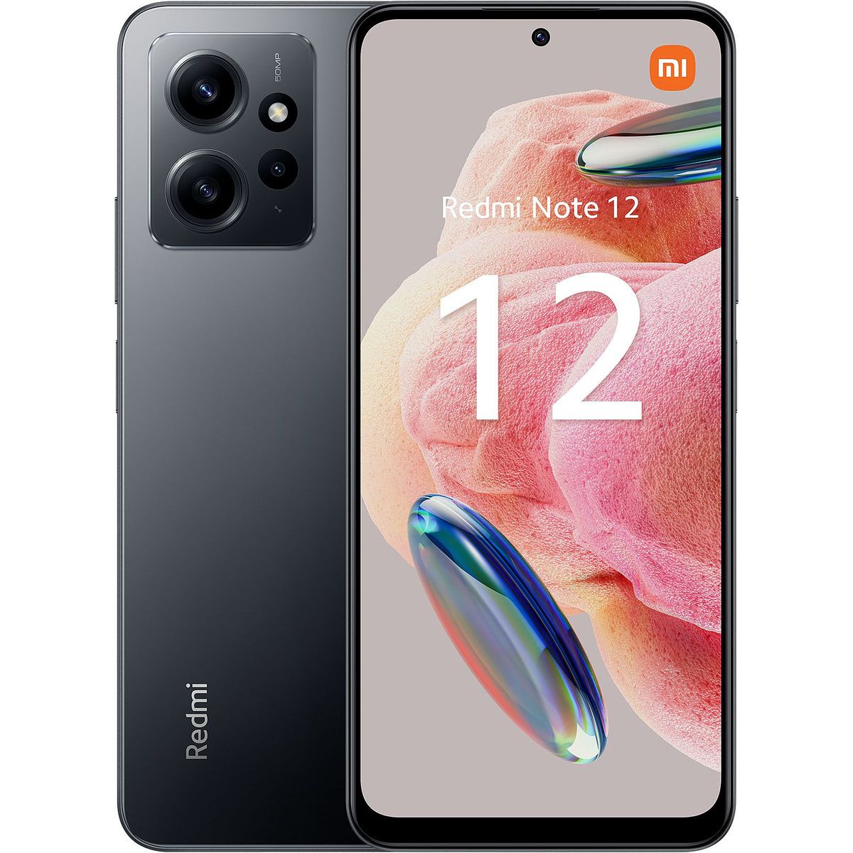 XIAOMI - Celular Xiaomi Redmi Note 12 128GB 4GB RAM Dual SIM US Gris