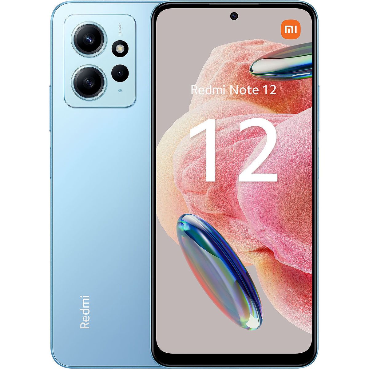 XIAOMI - Celular Xiaomi Redmi Note 12 128GB 4GB RAM Dual SIM US Azul
