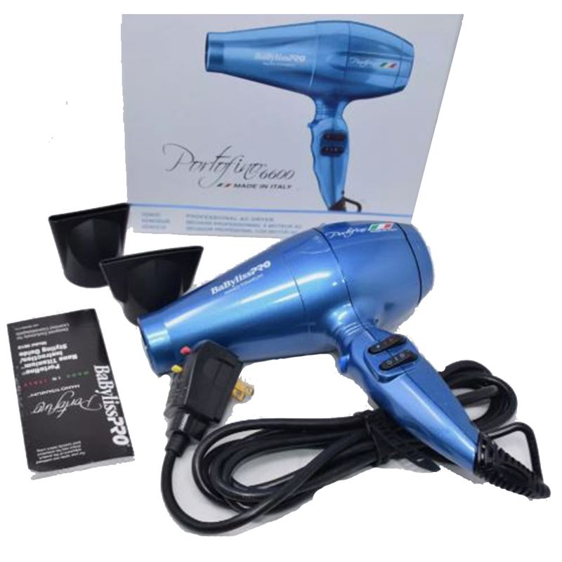 BABYLISS - Secador Babyliss Portofino 2000W Azul 2 Boquillas
