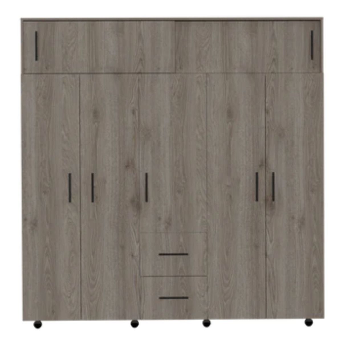 RTA DESIGN - Closet Alana Humo y Blanco con Gran Capacidad de Almacenamiento