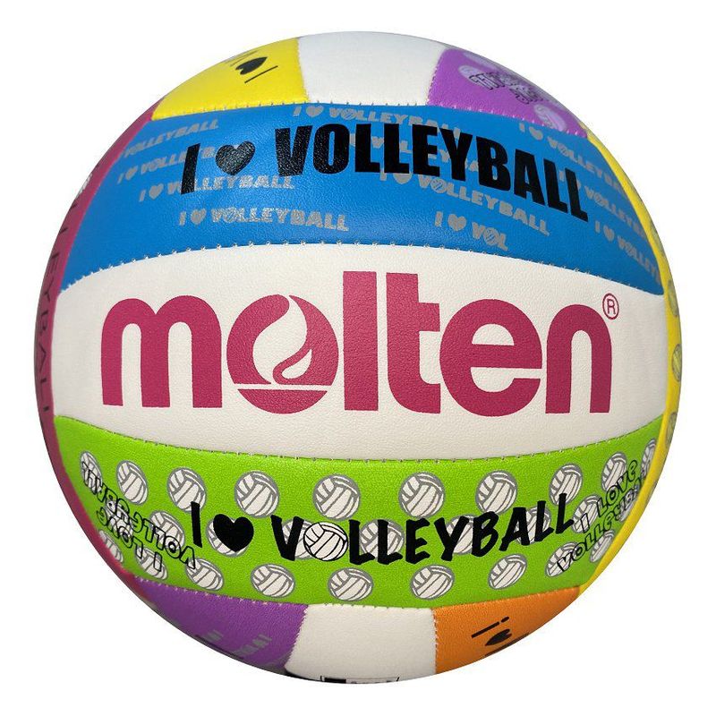 MOLTEN - Balón De Voleibol Molten Cosido MS500 I Love Playa 5