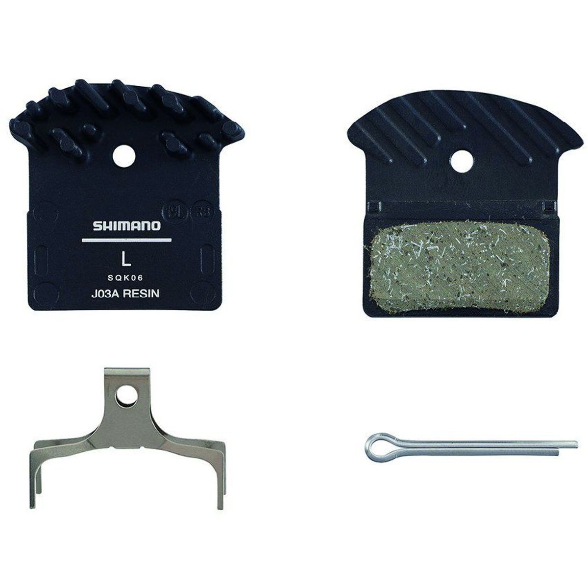 SHIMANO - Pastillas de freno de resina shimano j02a