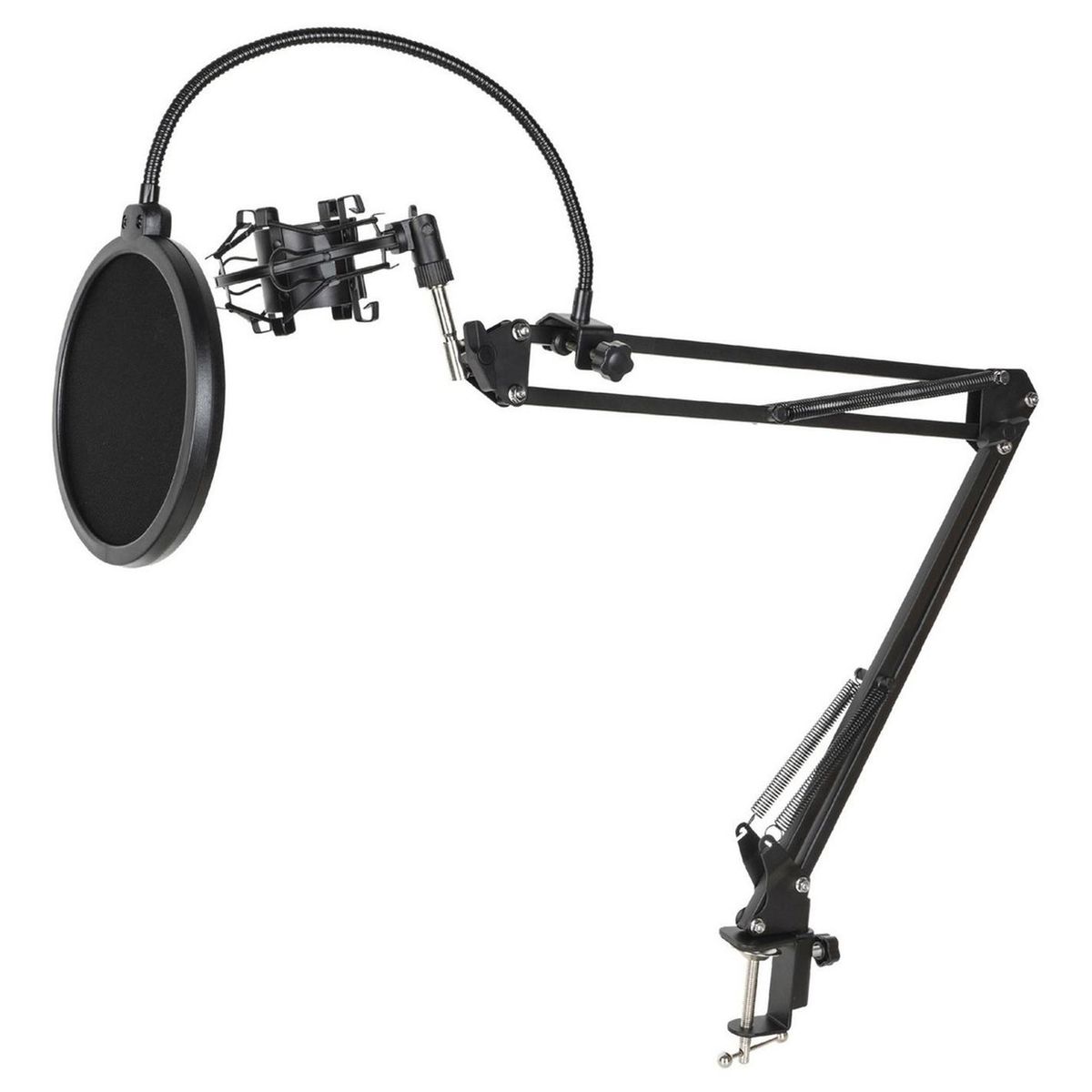 LINKON - Soporte Microfono Condensador Brazo Filtro Antipop Araña-