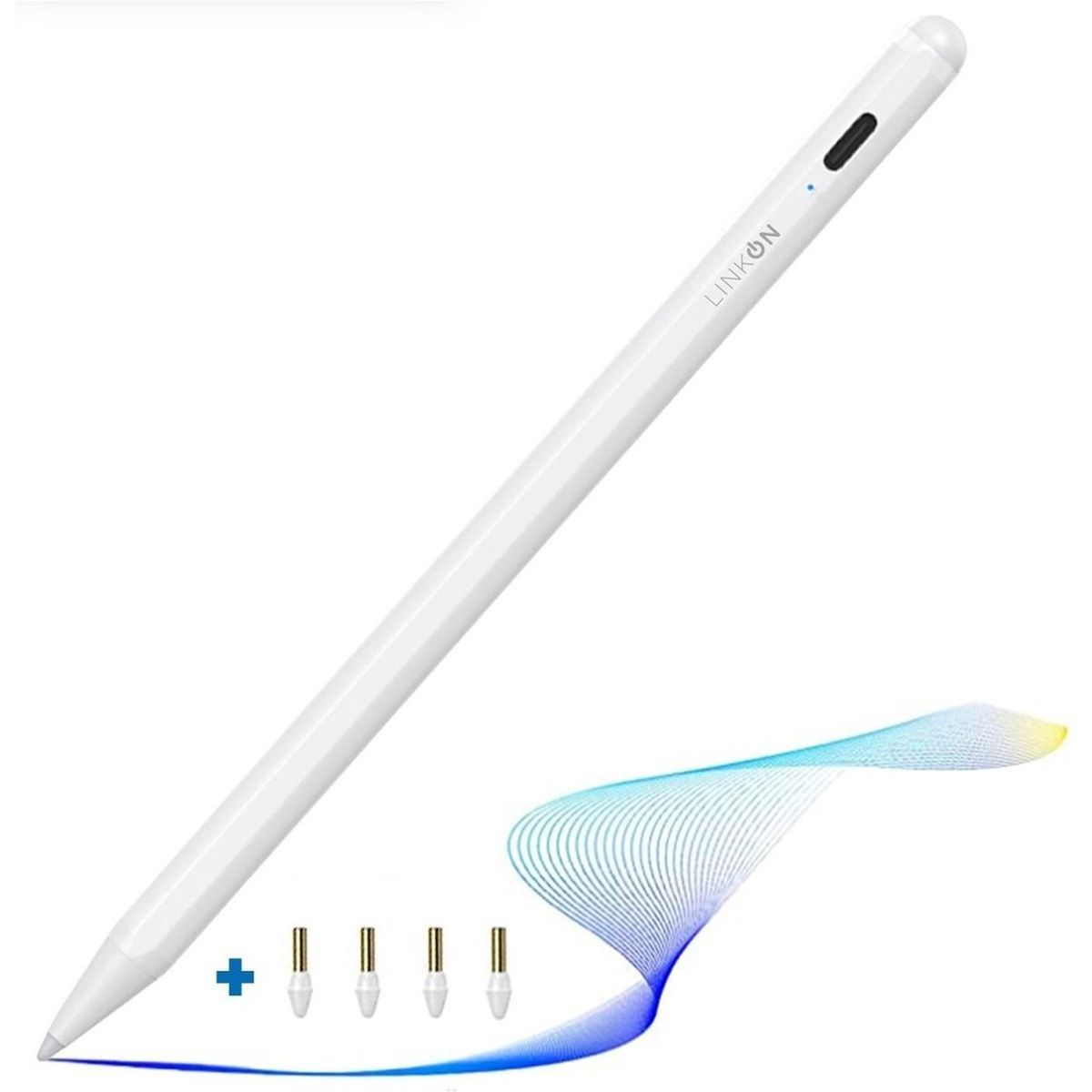 LINKON - Lapiz Pencil Tactil Stylus Linkon Palm Rejection Compatible Ipad-