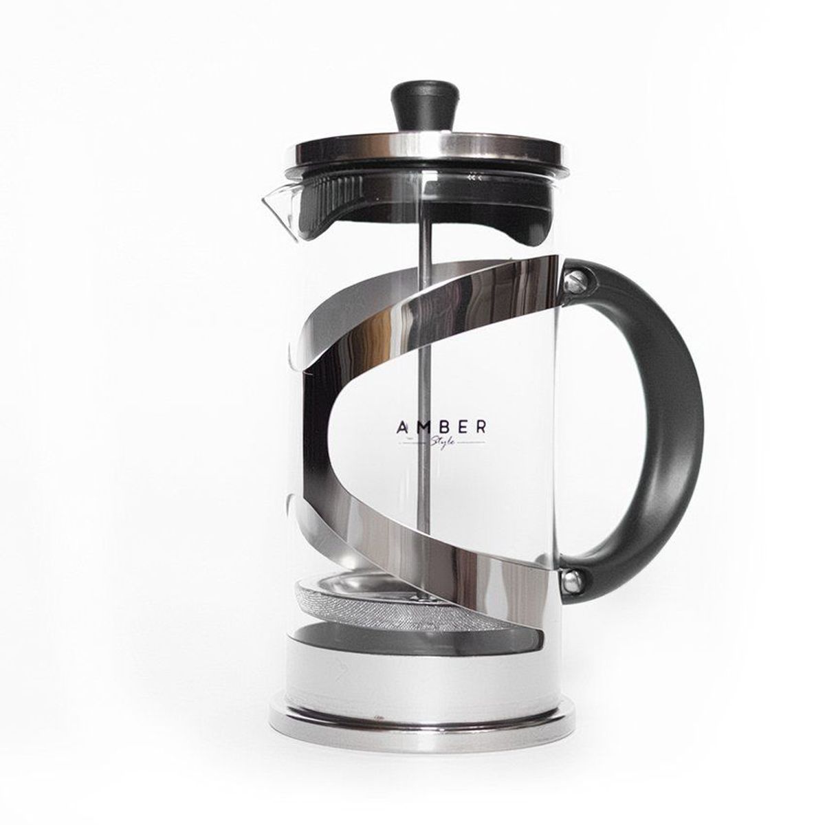AMBER STYLE - Cafetera Prensa Francesa 600ml de Lujo en Acero