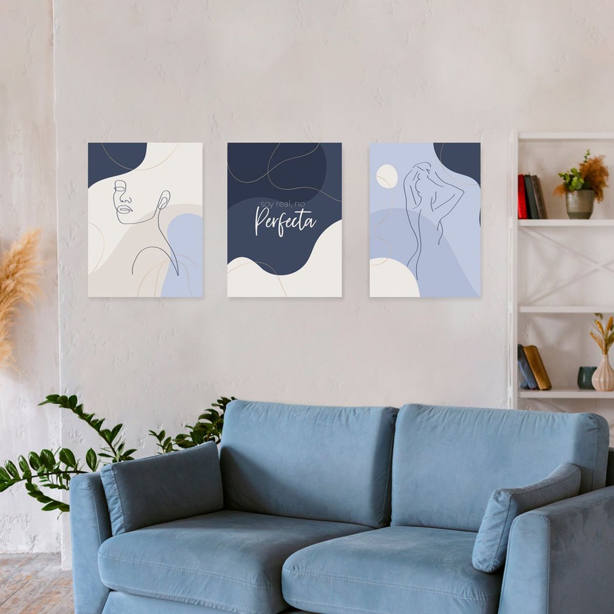 GAMA DIGITAL - Cuadros decorativos Tríptico Soy Real