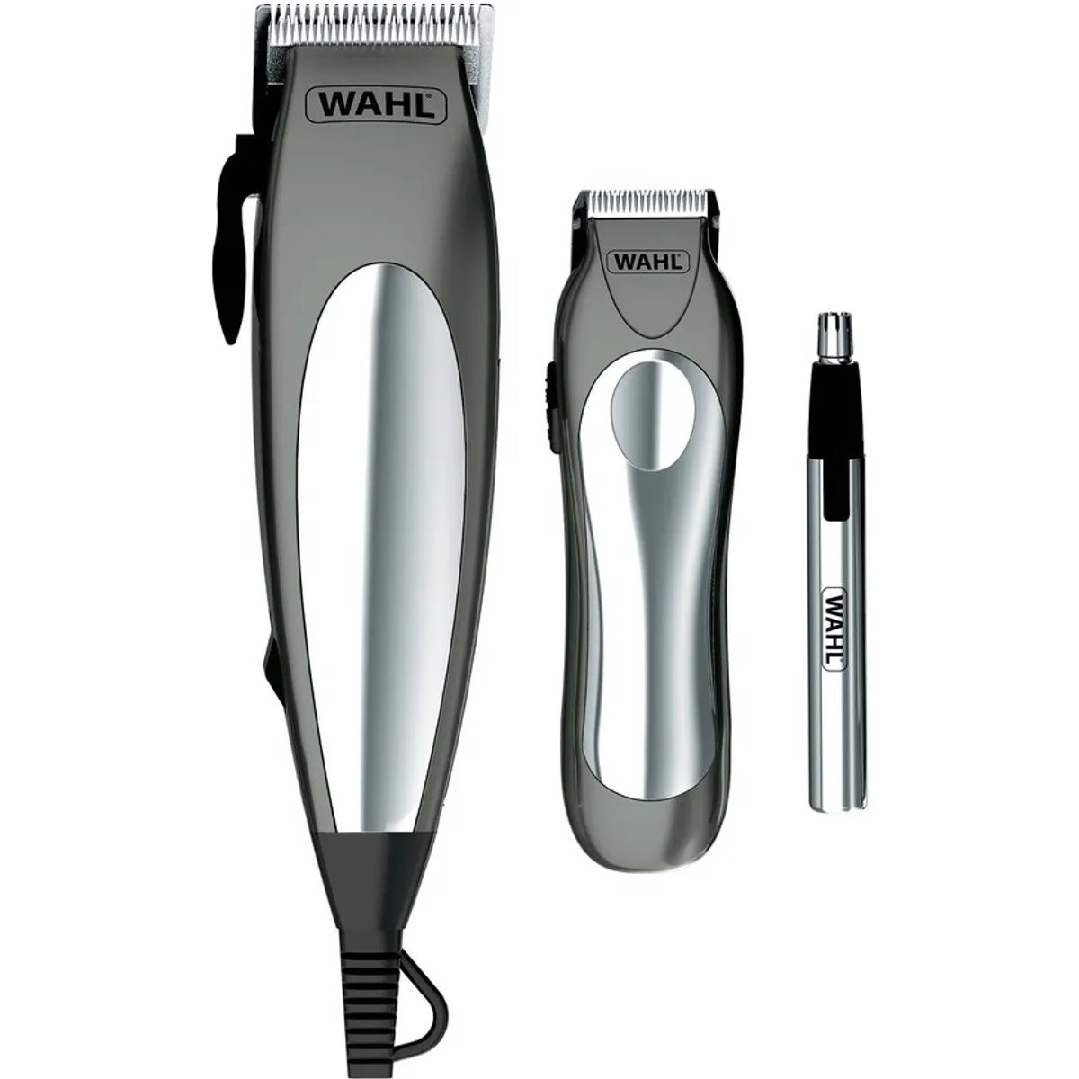 WAHL - Combo Cortadora - Patillera Y Depilador Nasal Wahl Home Deluxe Groom Pro 21 Piezas