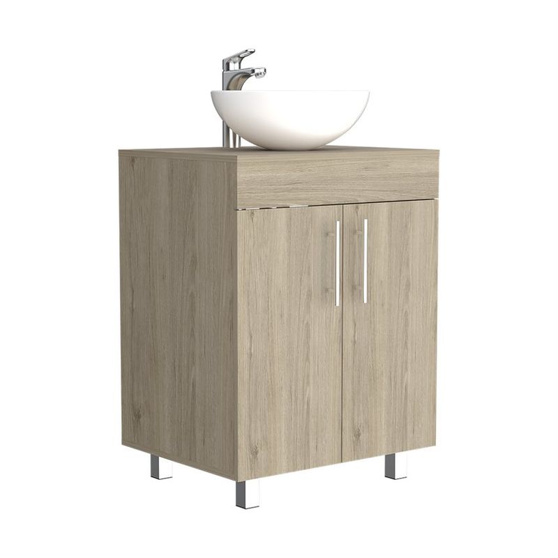 CORONA - Mueble Corona Sorrento Rovere 60 Cm con Lavamanos Manantial