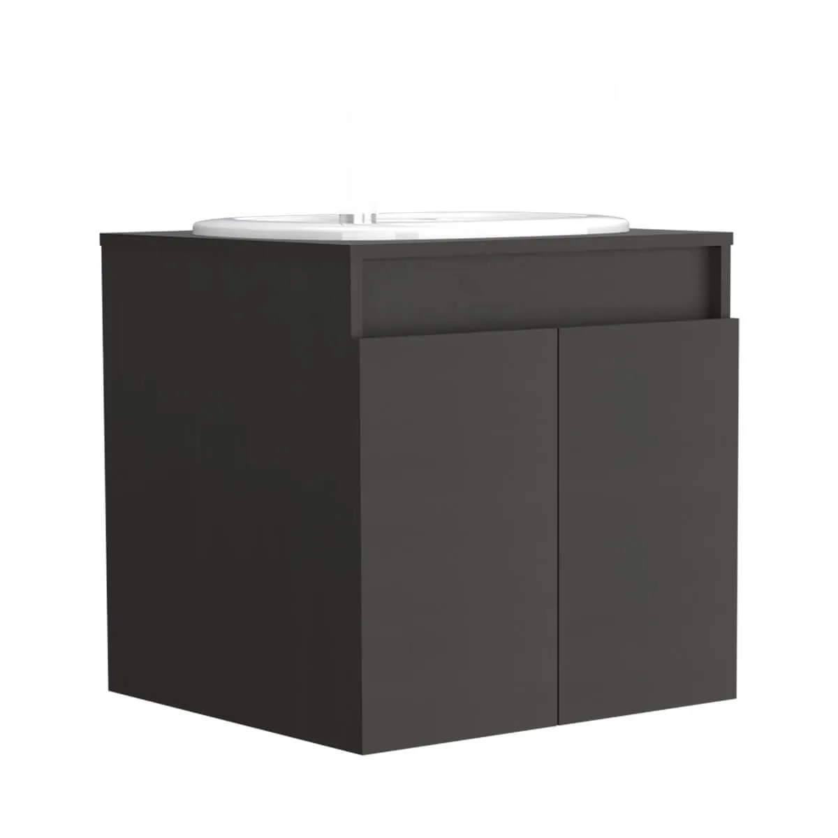 CORONA - Mueble Corona Esencial Elevado Wengue 55 Cm Con Lavamanos Cascade