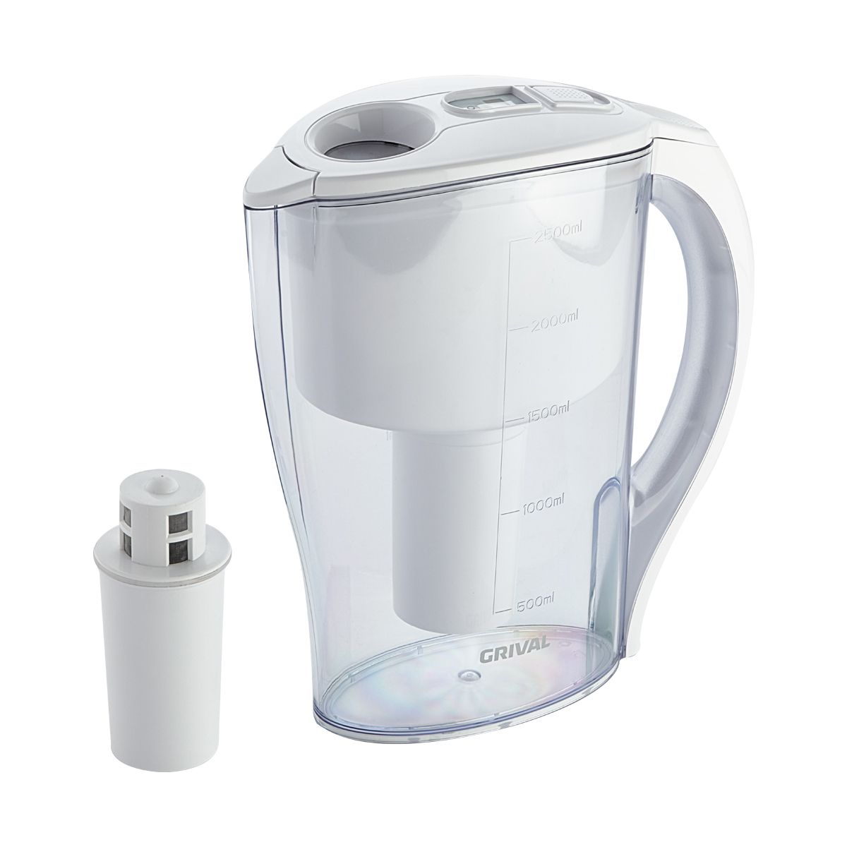GRIVAL - Jarra Grival Filtrante de agua con contador electrónico
