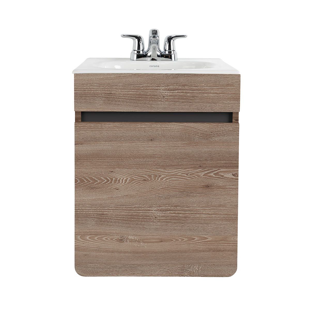 CORONA - Mueble Corona Aluvia Miel Elevado con Lavamanos 45x45