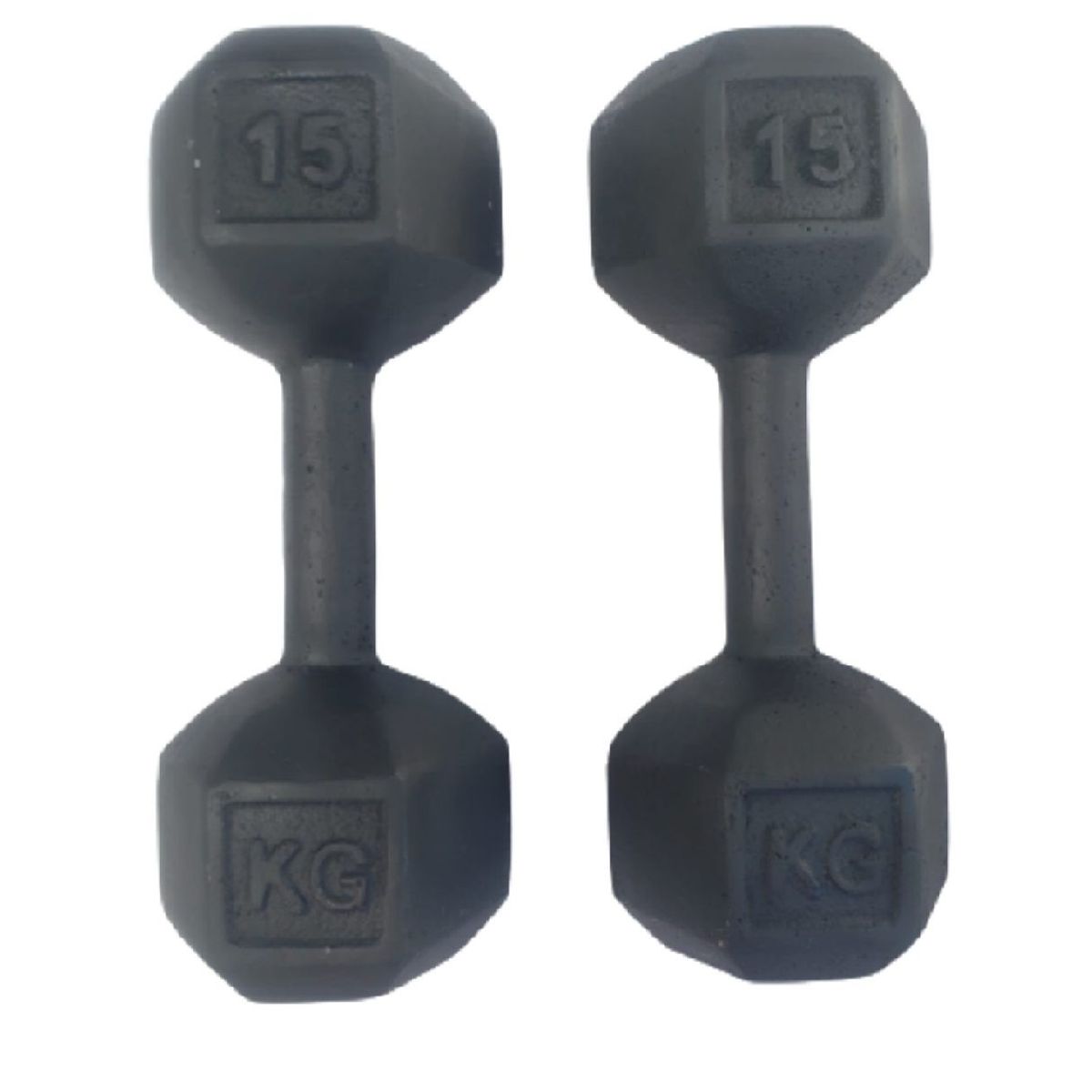 GENERICO - Mancuernas o Pesas 15 Kg Par total 30 Kilos