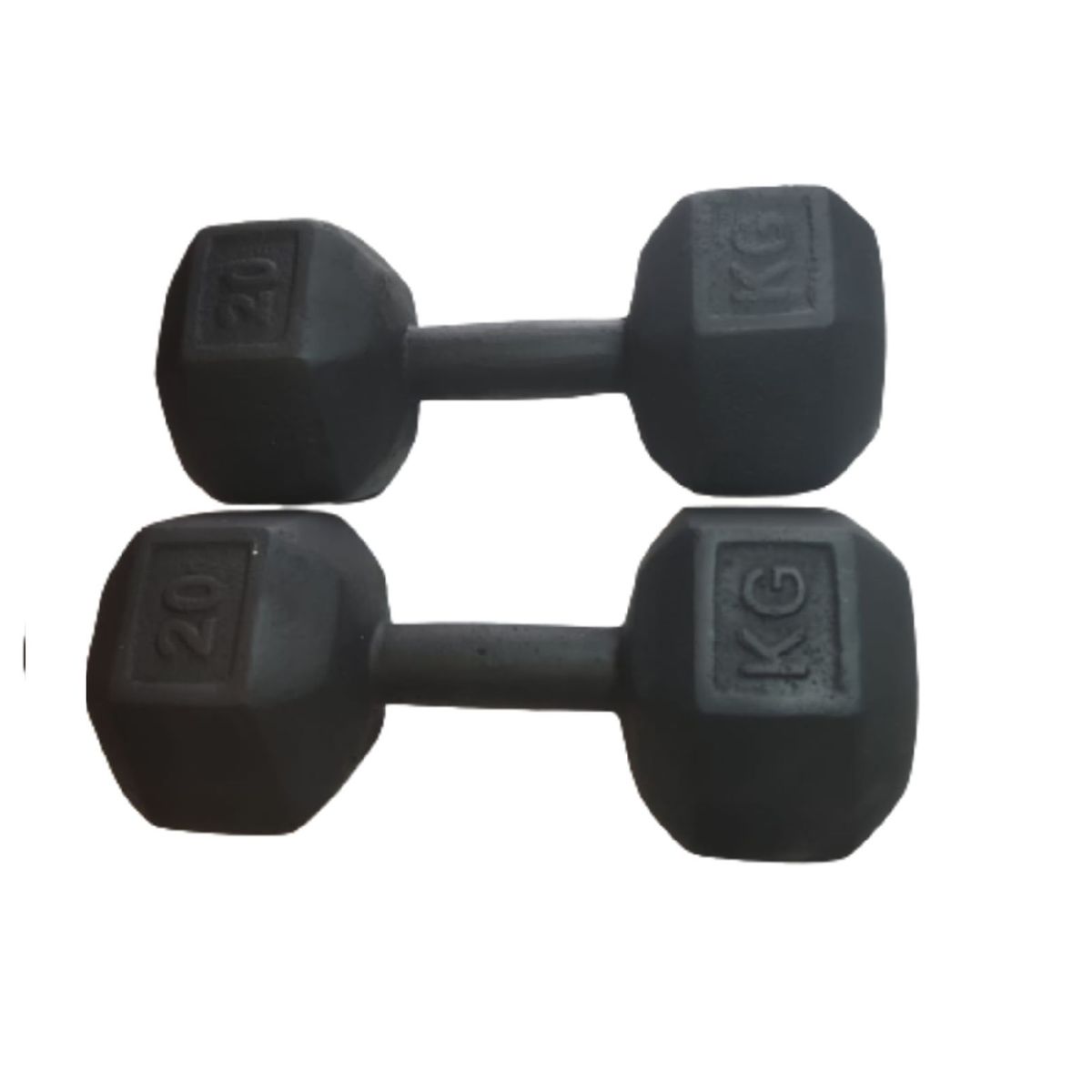 GENERICO - Mancuernas Pesas 20 Kg Par  total 40 Kilos