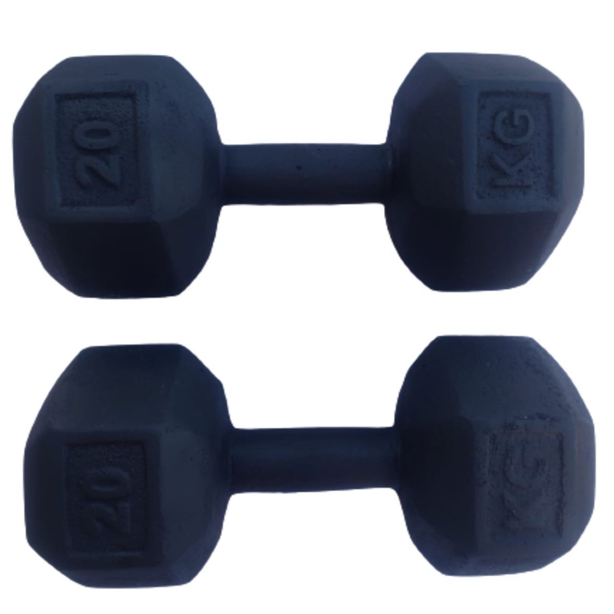 GENERICO - Mancuernas Pesas 20 Kg Par  total 40 Kilos