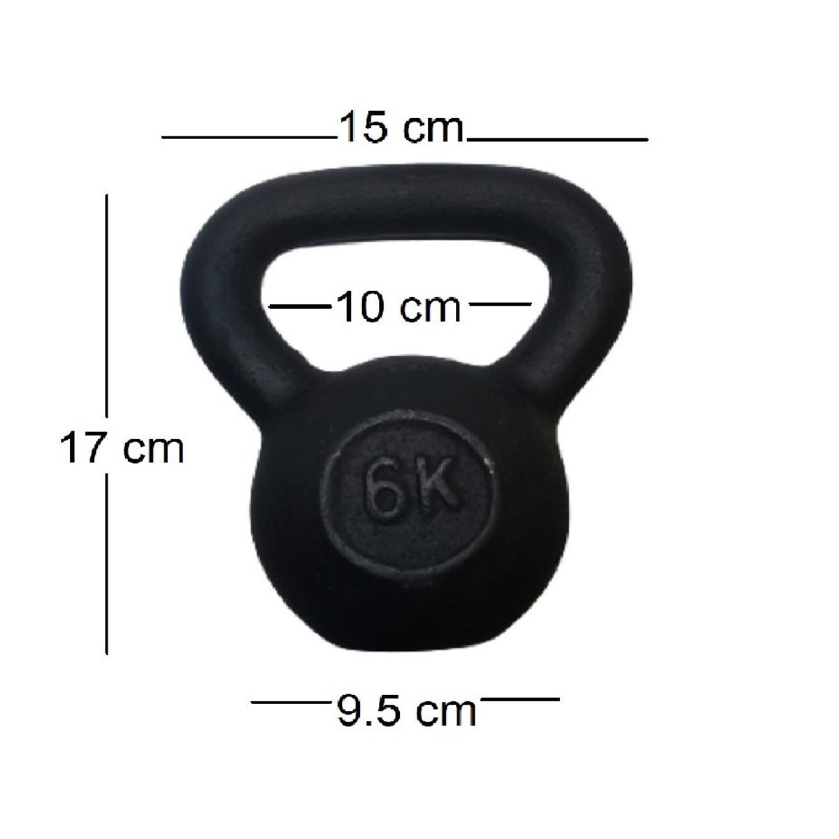 GENERICO - Pesa Rusa mancuerna 6 Kg