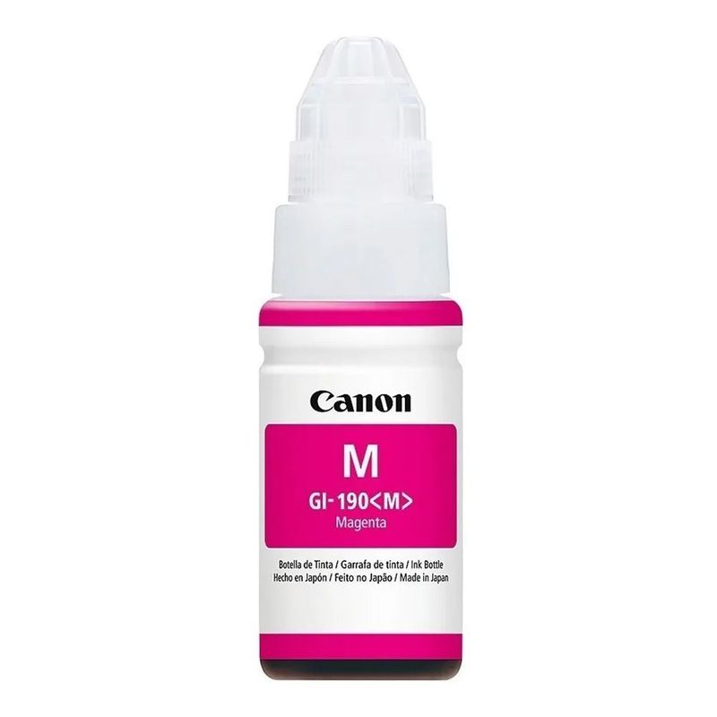 CANON - Botella de Tinta CANON 190 Magenta ORIGINAL GI190M