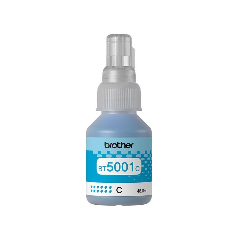 BROTHER - Botella de Tinta BROTHER BT5001C Azul Original