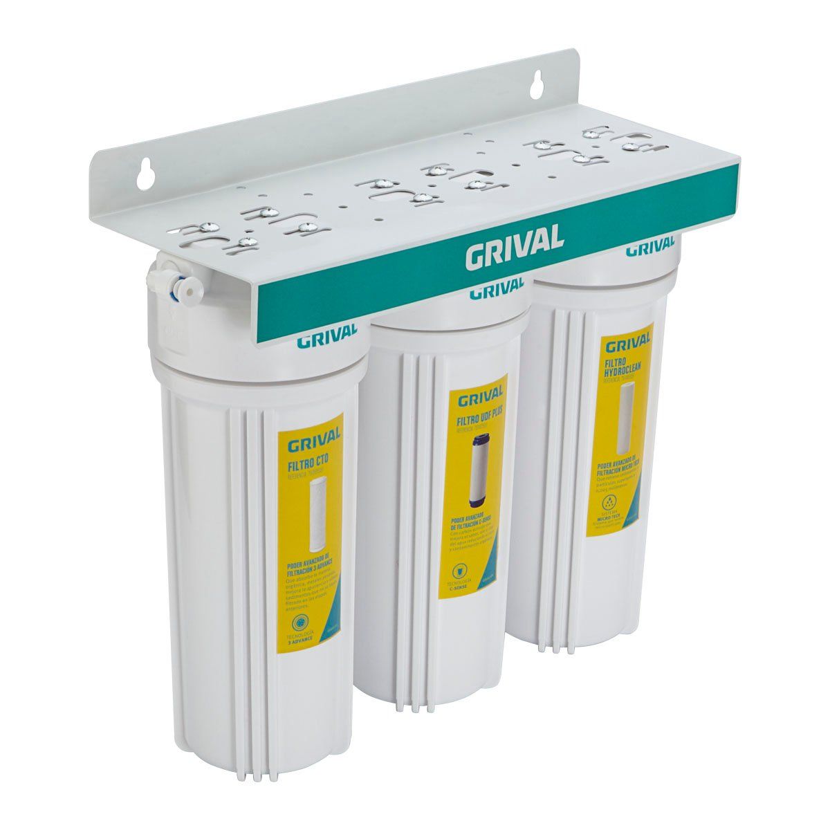 CORONA - Filtro de Agua Grival de 3 etapas bajo mesón