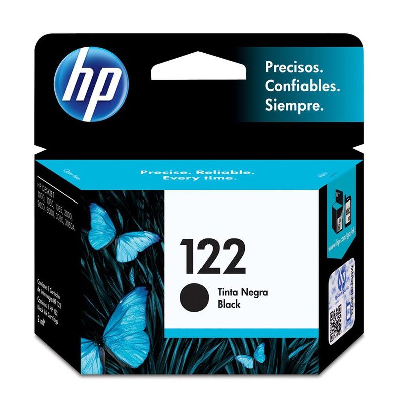 HP - Cartucho de tinta HP 122 negra Original (CH561HL)