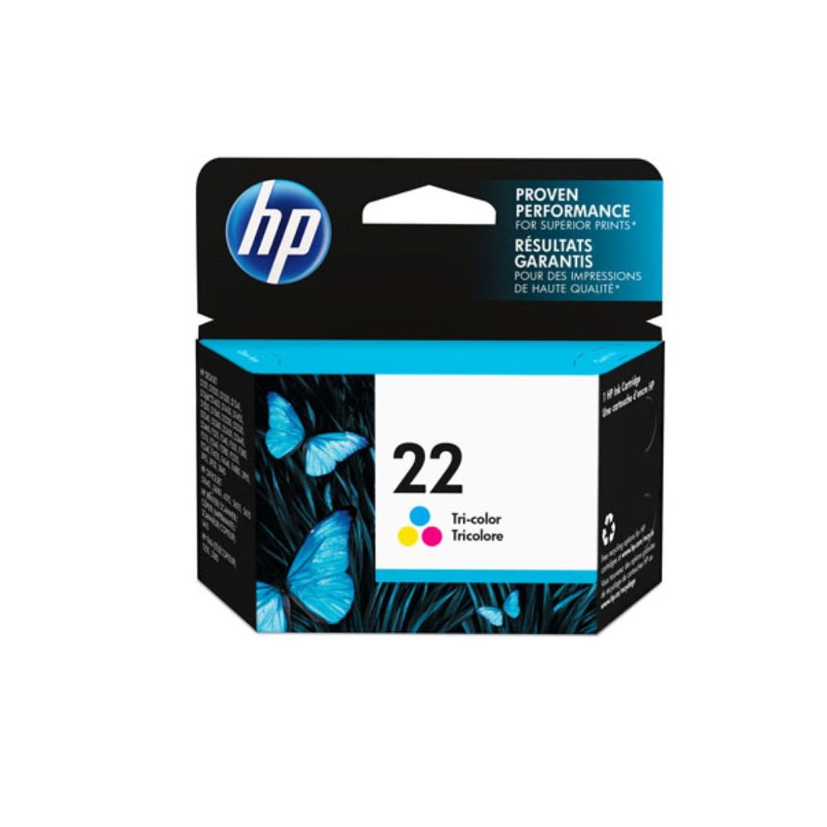 HP - Cartucho de tinta HP 22 Tricolor Original (C9352AL)
