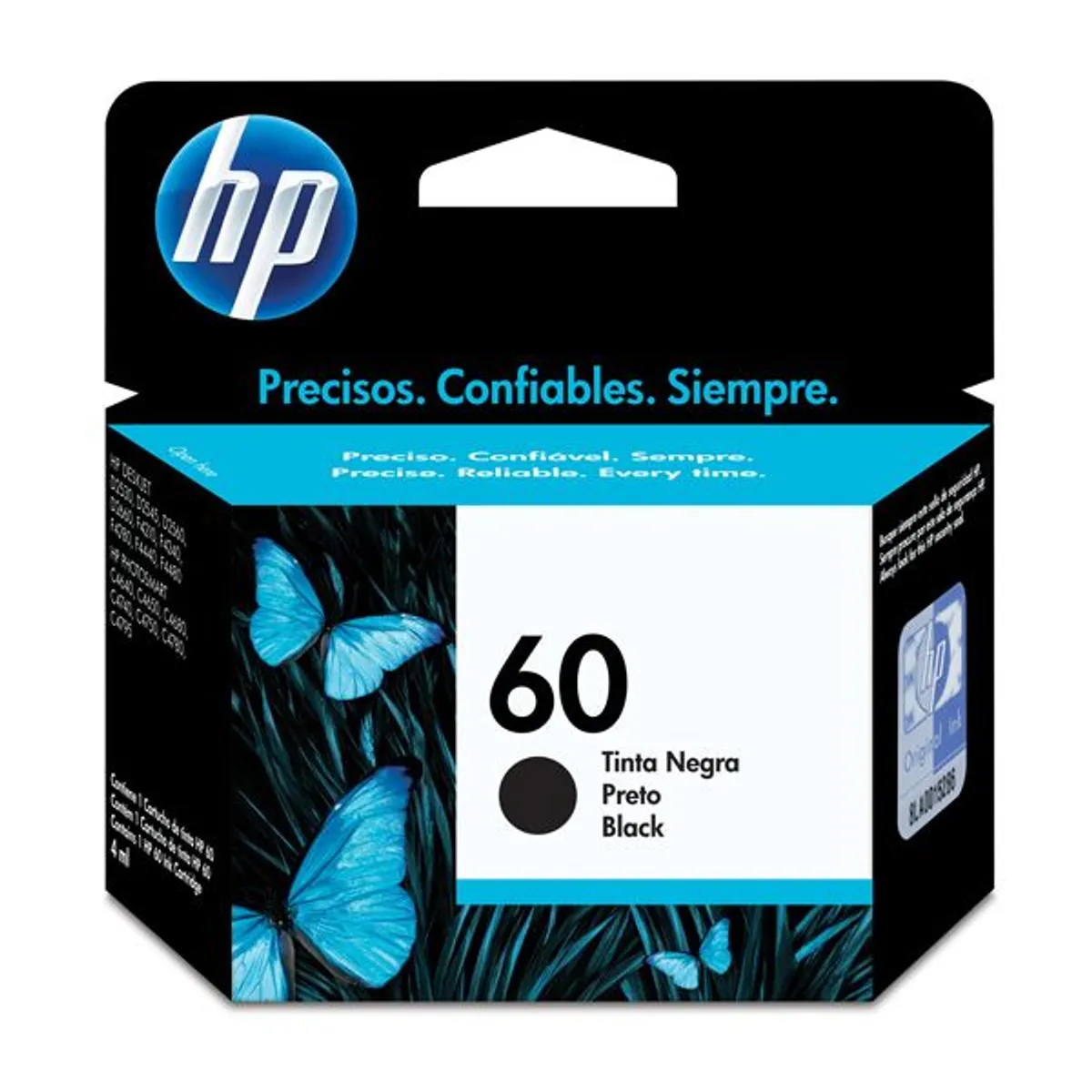 HP - Cartucho de tinta HP 60 negra Original (CC640WL)