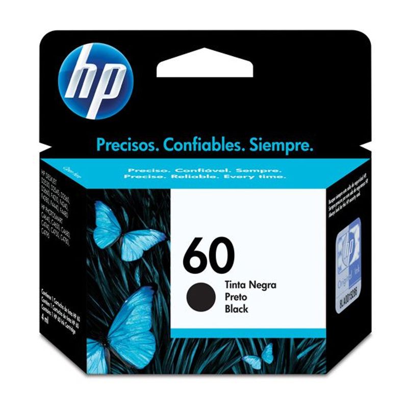 HP - Cartucho de tinta HP 60 negra Original (CC640WL)