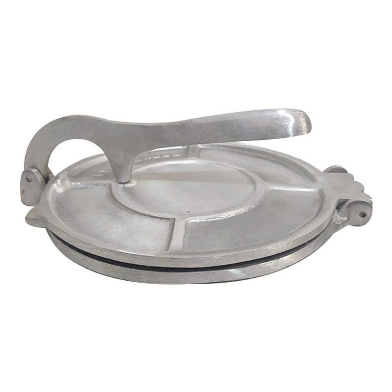 GENERICO - Prensa masa o pataconera  grande, en aluminio fundido, 25 cm
