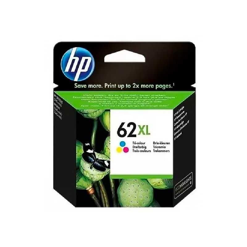 HP - Cartucho de tinta HP 62XL Tricolor Original C2P07AL