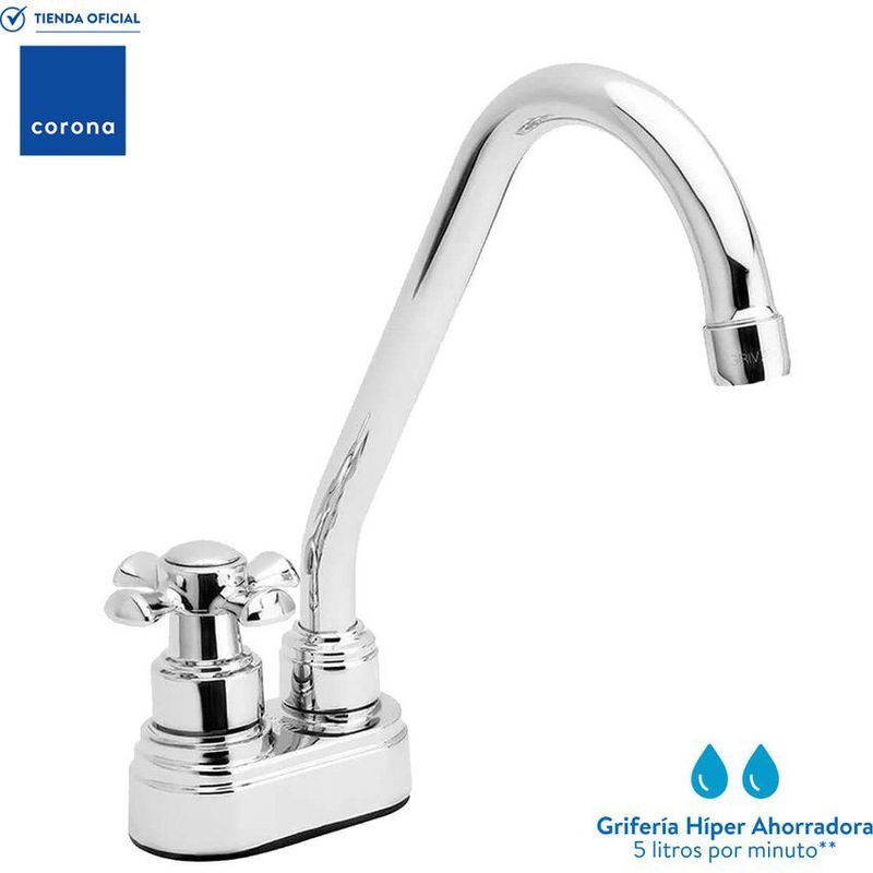 GRIVAL - Griferia Grival Cocina Lavaplatos Sencilla Balta Crucetal