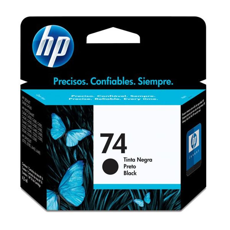HP - Cartucho de tinta HP 74 negra Original (CB335WL)