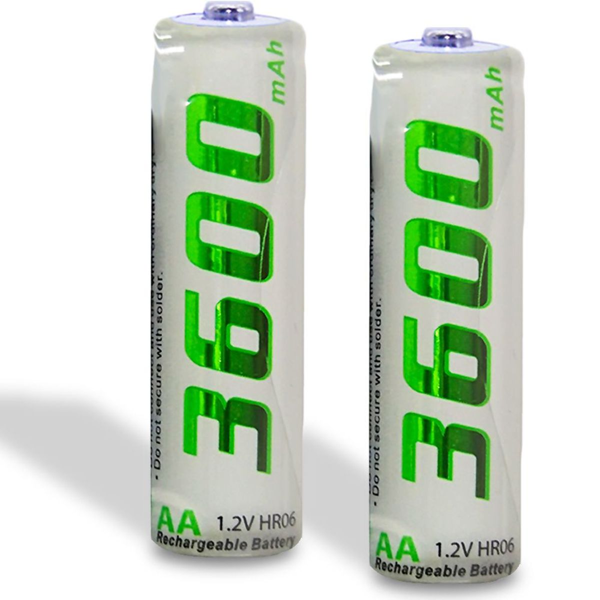 IRONBAT - Pilas baterias recargables aa 12v 3600mah blister x2.