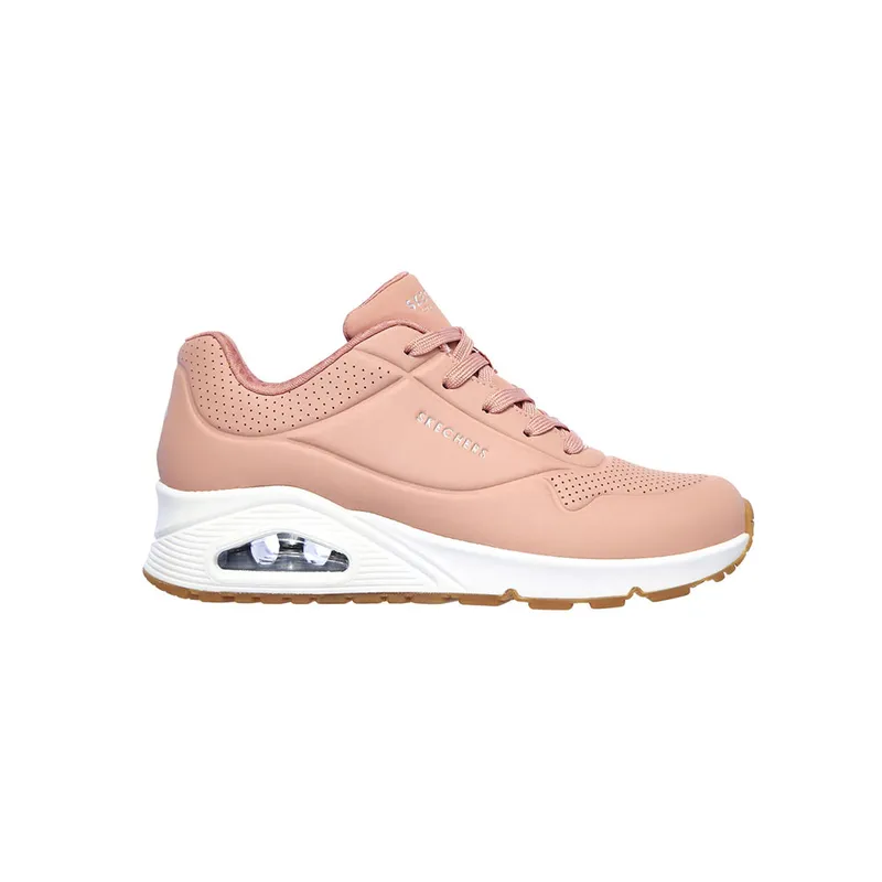 SKECHERS - Tenis Mujer Skechers Street Uno  - Stand on Air - Rosado-Bla