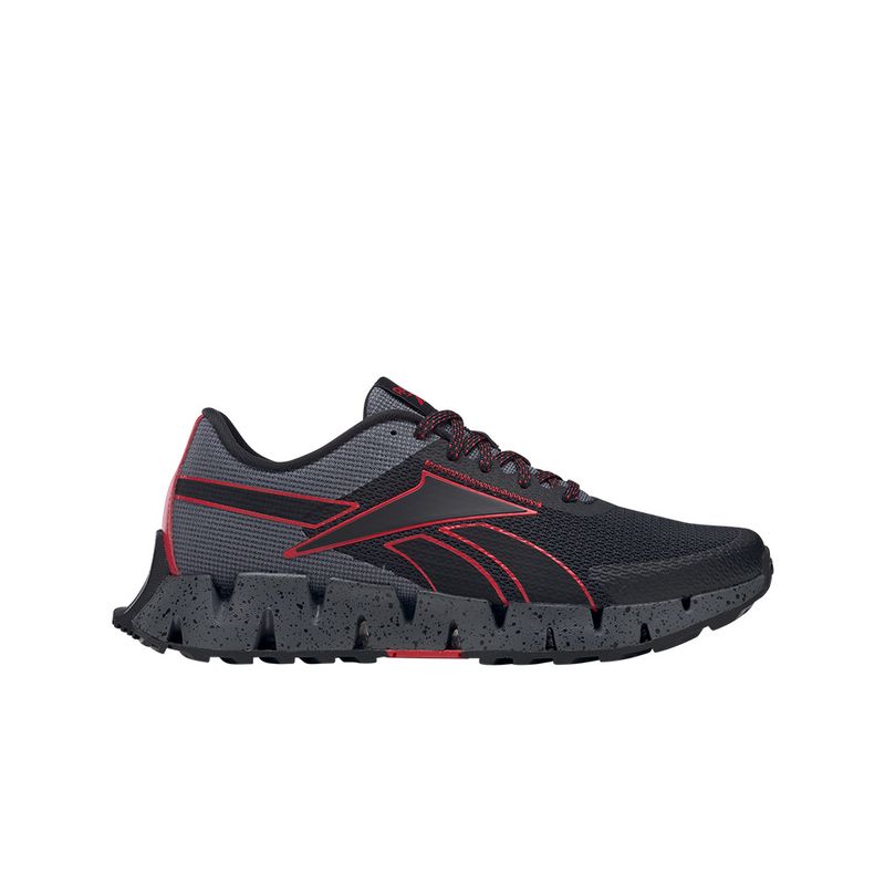 REEBOK - Tenis Hombre Reebok Zig Dynamica 2 - Negro-Rojo