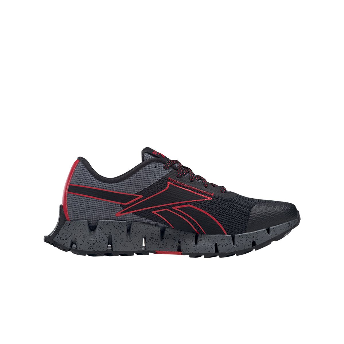 REEBOK - Tenis Hombre Reebok Zig Dynamica 2 - Negro-Rojo