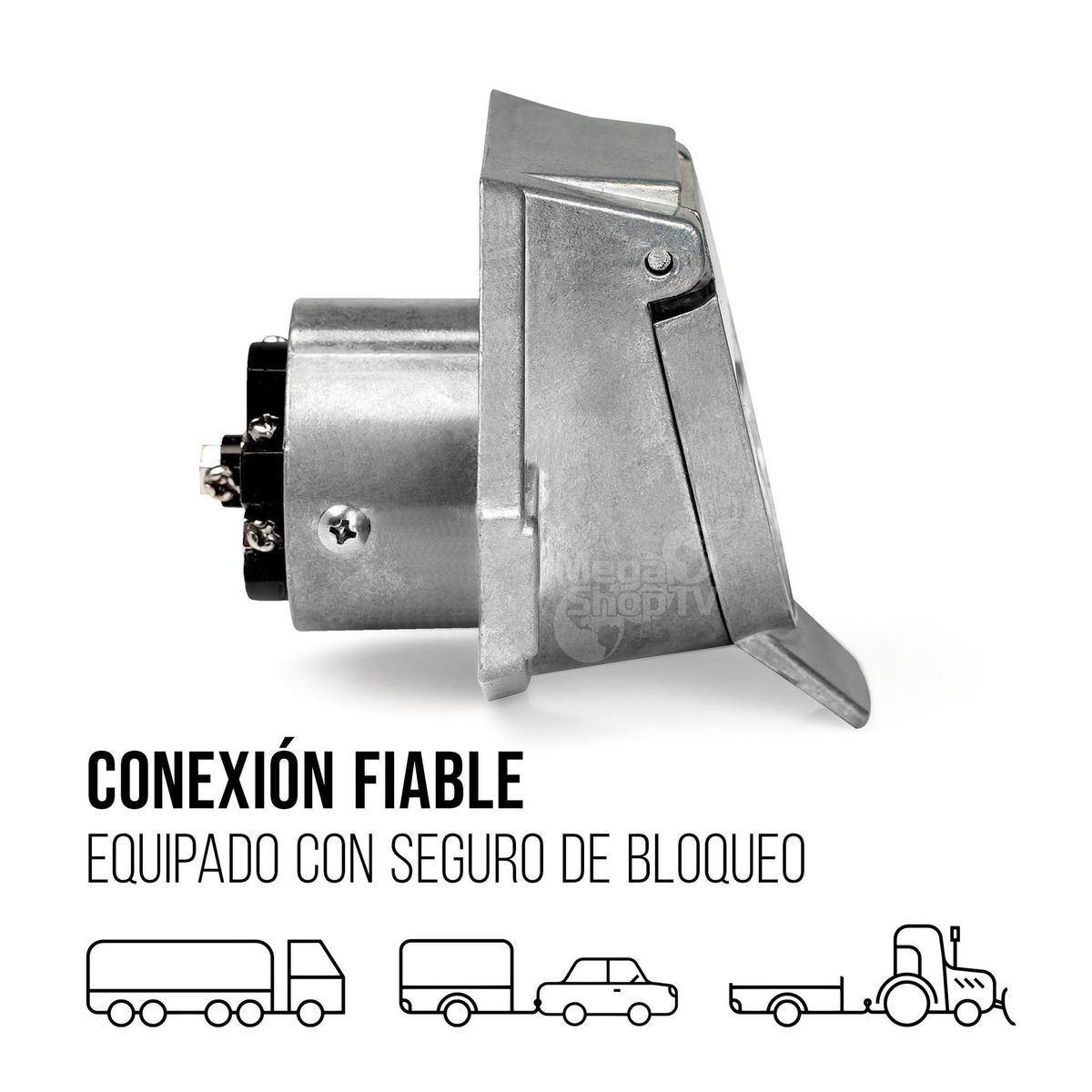 KTC GROUP - KTC Conector tráiler 7 vías tapa - Conector Remolque 7 vías Hembra
