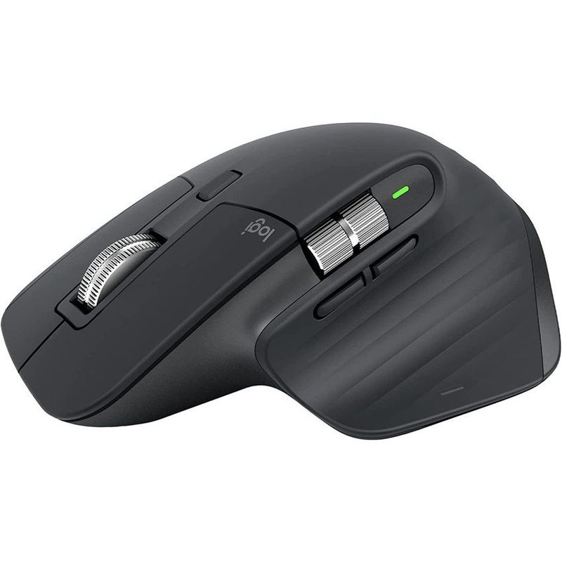 LOGITECH - Mouse inalámbrico recargable logitech mx master 3s grafito
