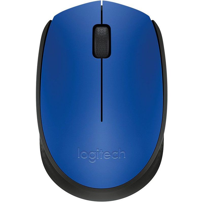 LOGITECH - Mouse logitech m170  AZUL inalámbrico 910-004800