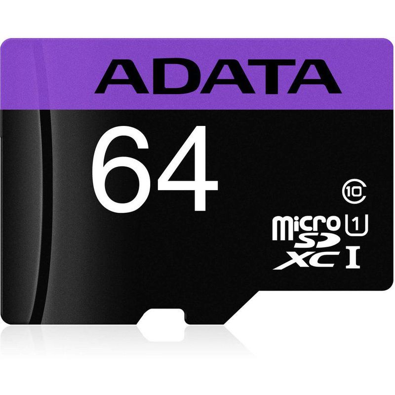 ADATA - Memoria micro sd adata 64 gb 80 mb/seg v10 uhs-i fact legal